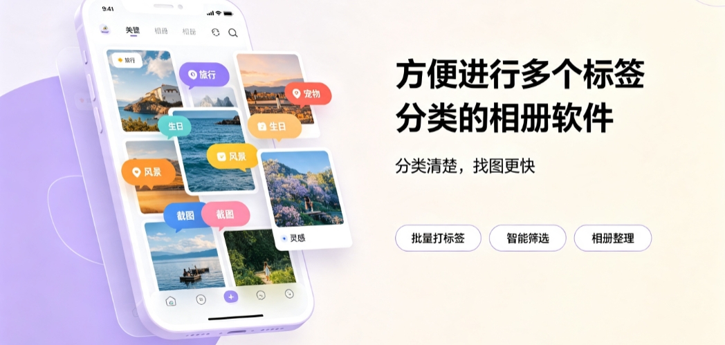 方便进行多个标签分类的相册软件