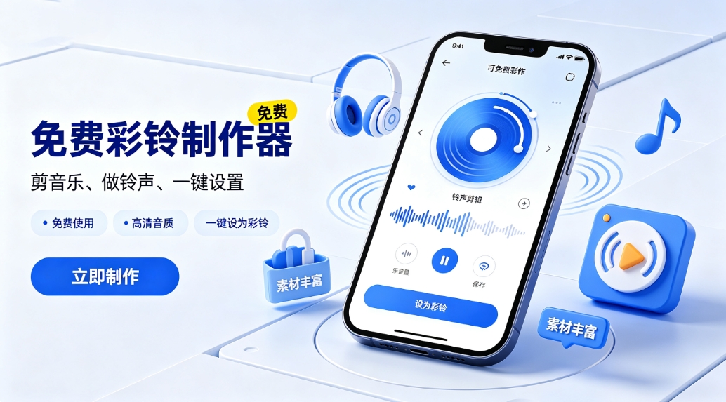 可免费制作并使用的彩铃软件
