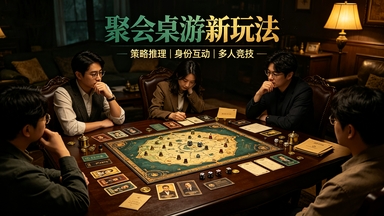 适合聚会游玩的桌游类游戏