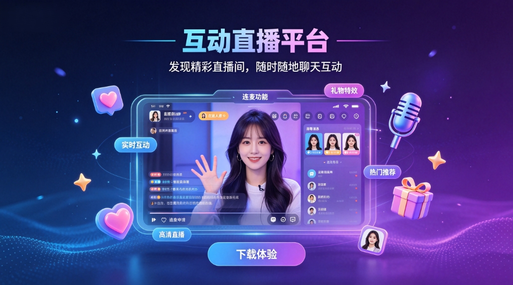 可以与美女主播进行互动聊天的直播软件