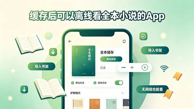 缓存后可以离线看全本小说的app