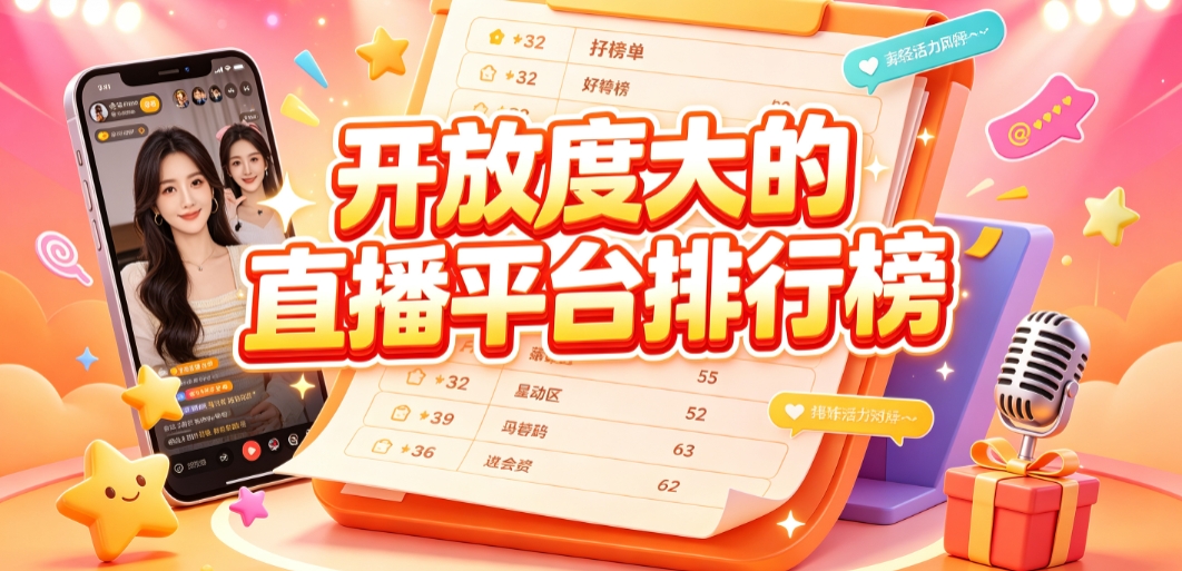 开放度大的直播平台排行榜