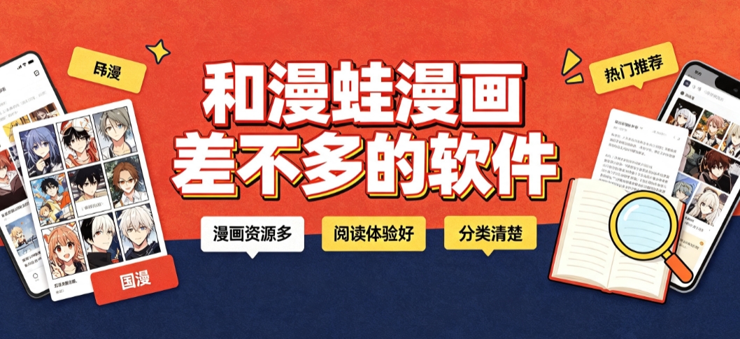 和漫蛙漫画差不多的软件