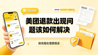 美团退款出现问题该如何解决