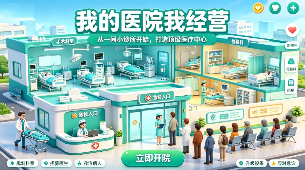 真实模拟医院治病经营的游戏