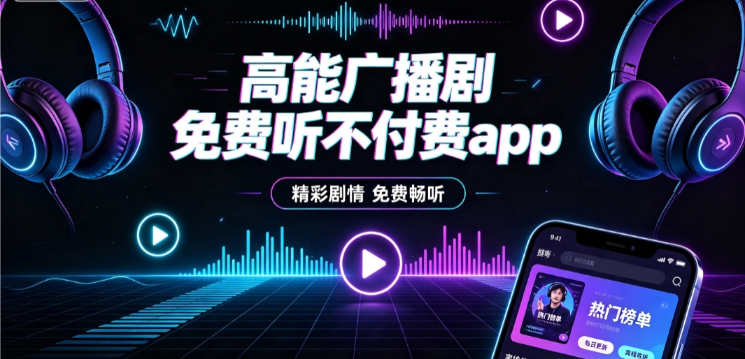 高能广播剧免费听不付费app