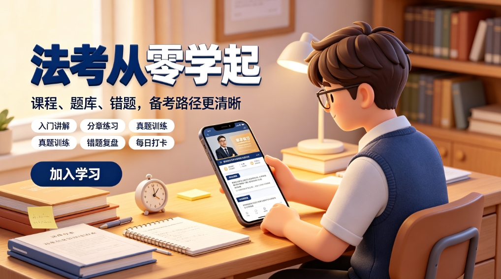 可从零开始学习的法考软件
