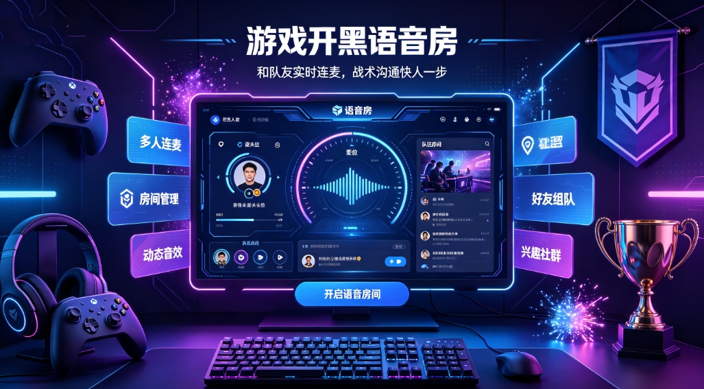 适合打游戏时进行语音开黑的软件