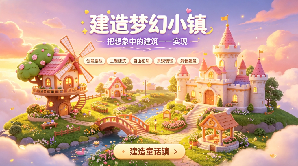 玩家可随意规划的建筑建造游戏