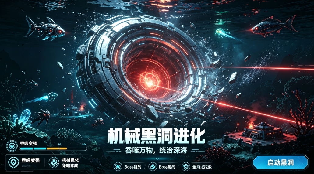 可以进化得越来越强的吞噬类游戏